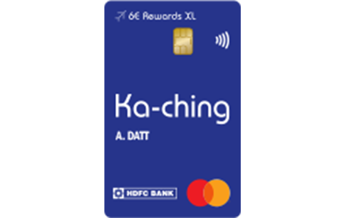 6E Rewards XL Indigo HDFC Bank Credit Card