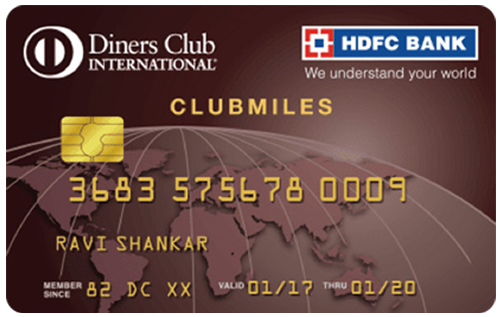 HDFC Bank Diners Club Miles Credit Card