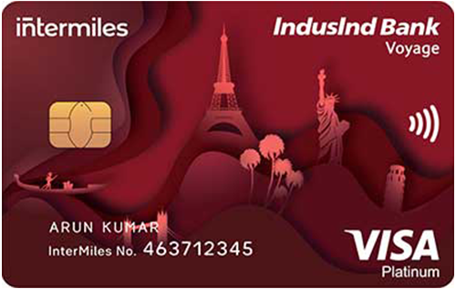 Indusind Bank Intermiles Voyage Visa Credit Card