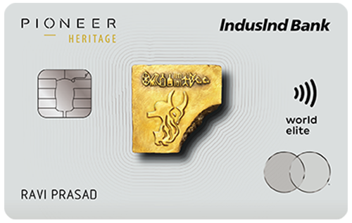 Indusind Bank Pioneer Heritage Credit Card