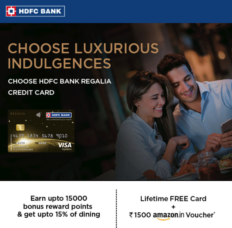 HDFC Credit Cards Free for Lifetime