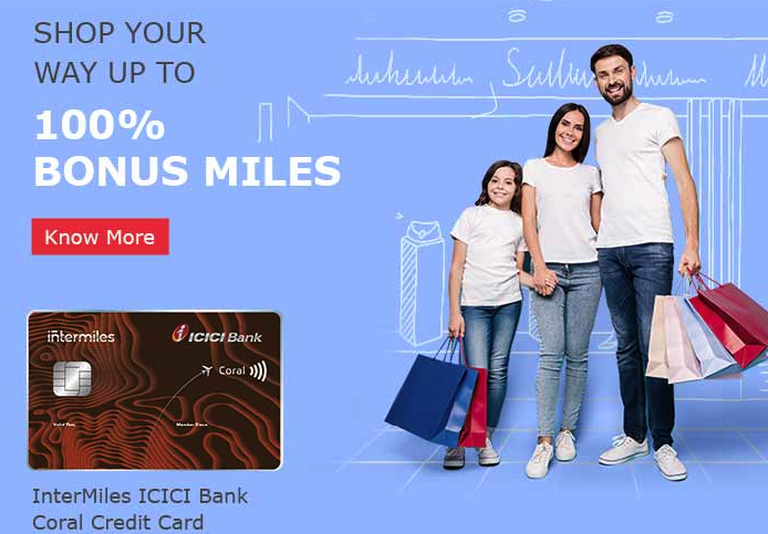 ICICI Intermiles Credit Cards Bonus Miles Offer