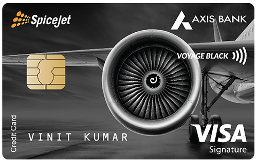 SpiceJet Axis Bank Voyage Black Credit Card