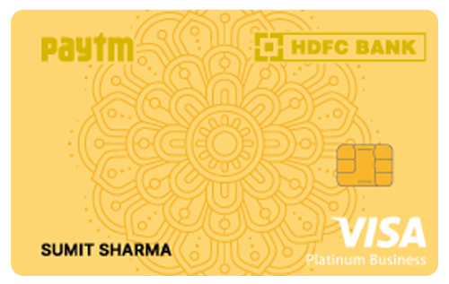 Paytm HDFC Business Credit Card
