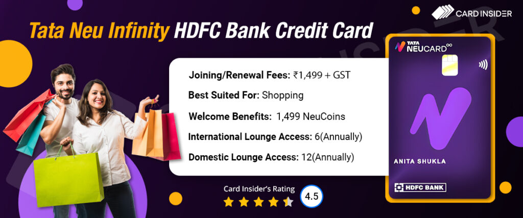 HDFC Bank Tata Neu Infinity Credit Card details 