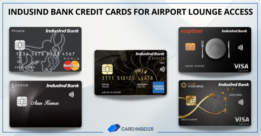 Indusind Bank Credit Cards for airport lounge access