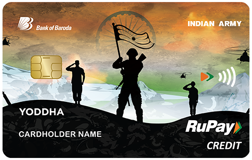 Indian Army Yoddha BoB Credit Card