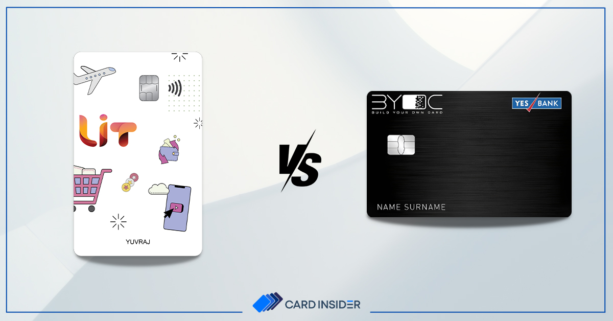 AU Bank LIT Credit Card vs. Yes Bank BYOC Credit Card Post