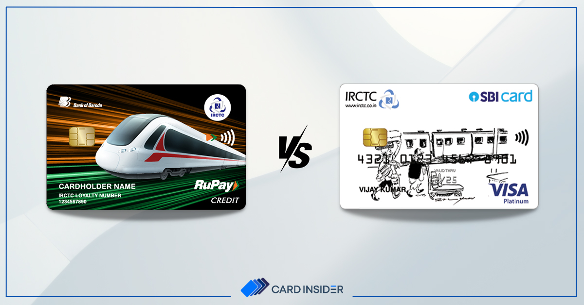 IRCTC BoB RuPay Credit Card vs IRCTC SBI Platinum Credit Card Post