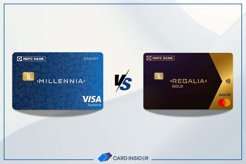 HDFC Bank Millennia Vs Regalia Gold Credit Card