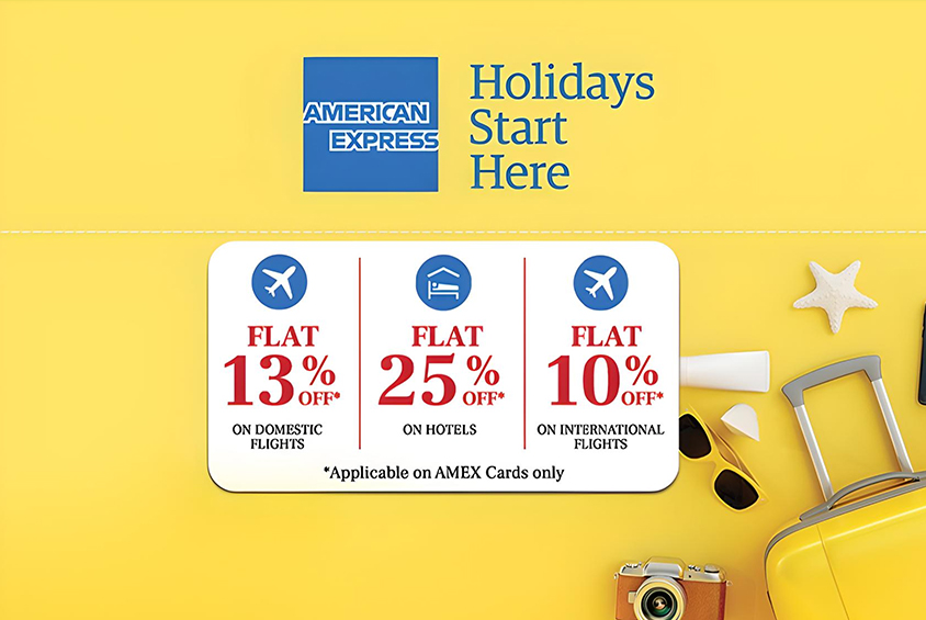 American Express Credit Cards Offer on Yatra