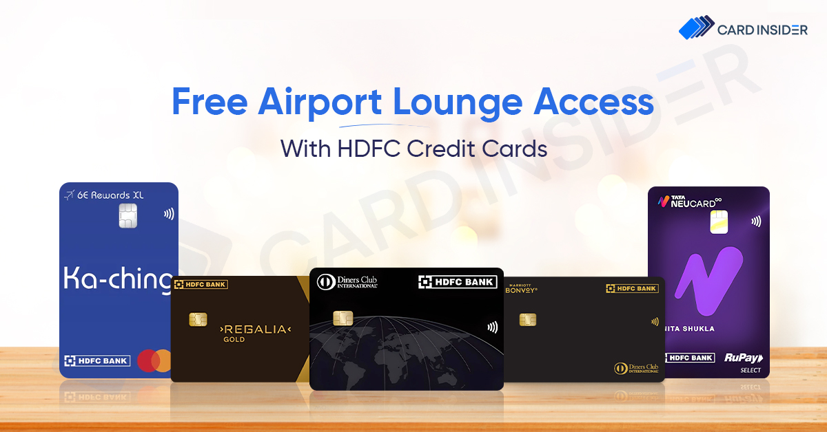 HDFC Credit Cards for Free Airport Lounge Access