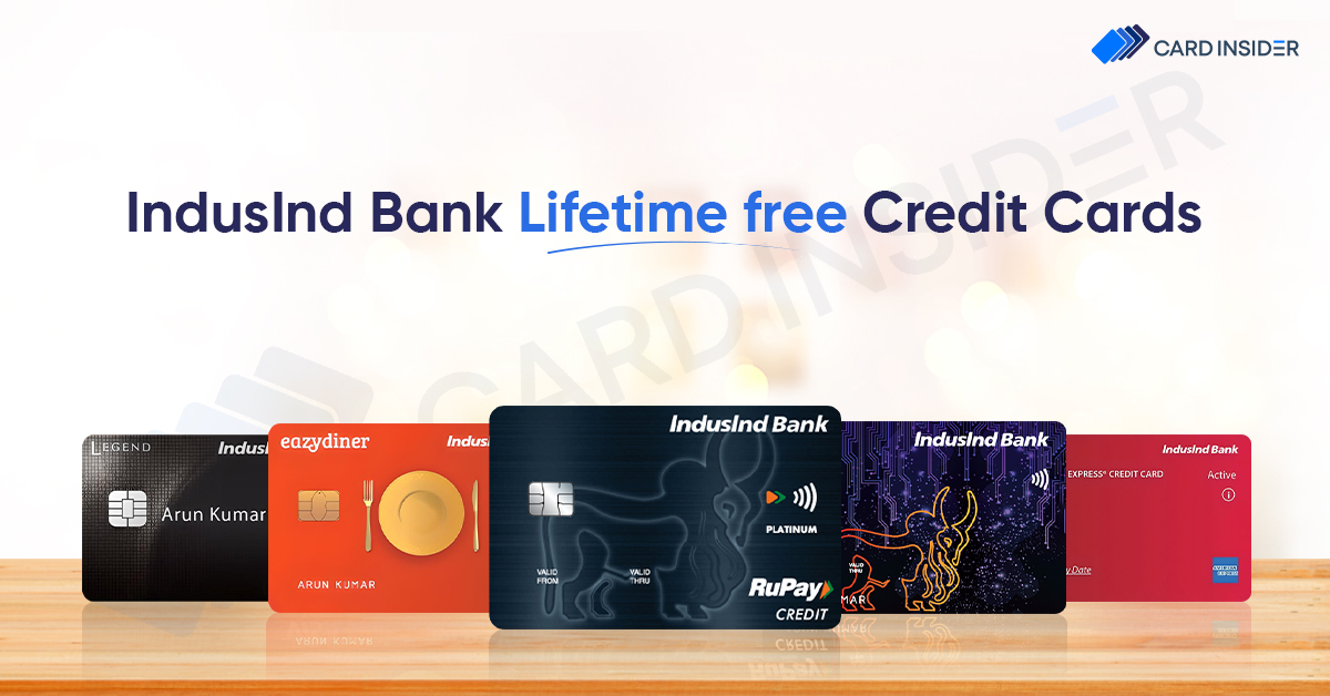 IndusInd Bank Lifetime Free Credit Cards