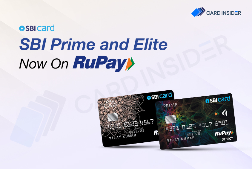 SBI Prime and Elite Credit Cards Now On RuPay Network